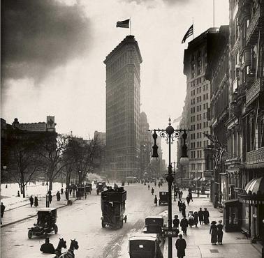 Wieżowiec The Flatiron w Nowym Jorku (Madison Square)