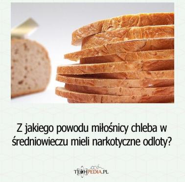 Z jakiego powodu miłośnicy chleba w średniowieczu mieli narkotyczne odloty?