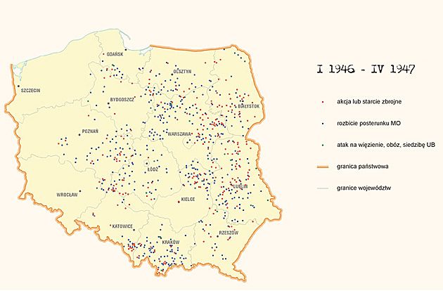 Aktywność zbrojna polskiego podziemia przeciwko władzy komunistycznej (I 1946 - IV 1947).