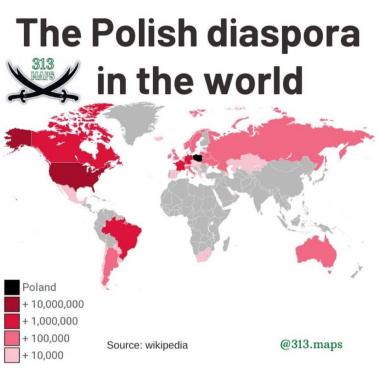 Polska diaspora na świecie. Polacy w różnych krajach świata