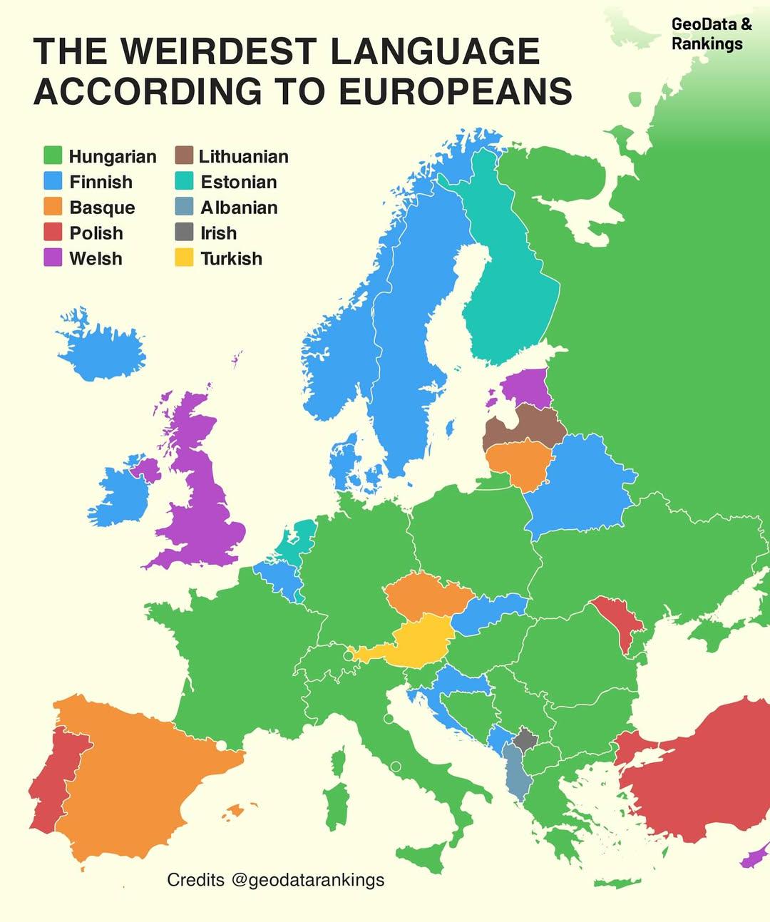 Najdziwniejszy i najtrudniejsze języki do opanowania w poszczególnych państwach Europy