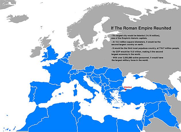 Gdyby Imperium Rzymskie funkcjonowałoby do dzisiaj