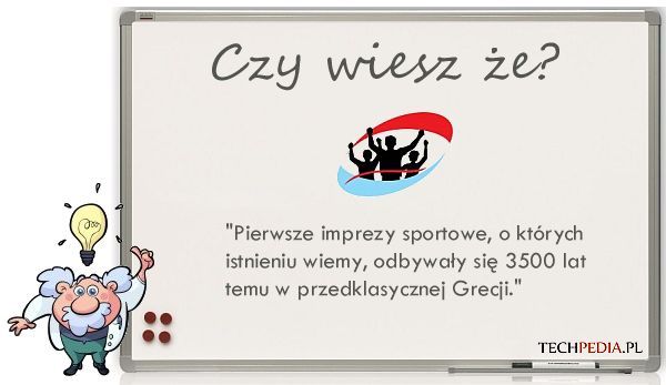 Pierwsze imprezy sportowe ...