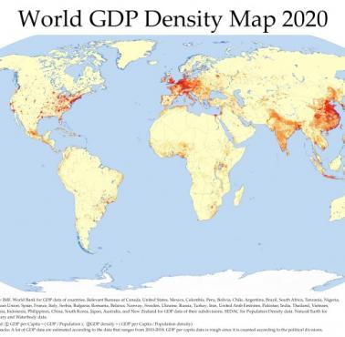 PKB świata w 2020 roku