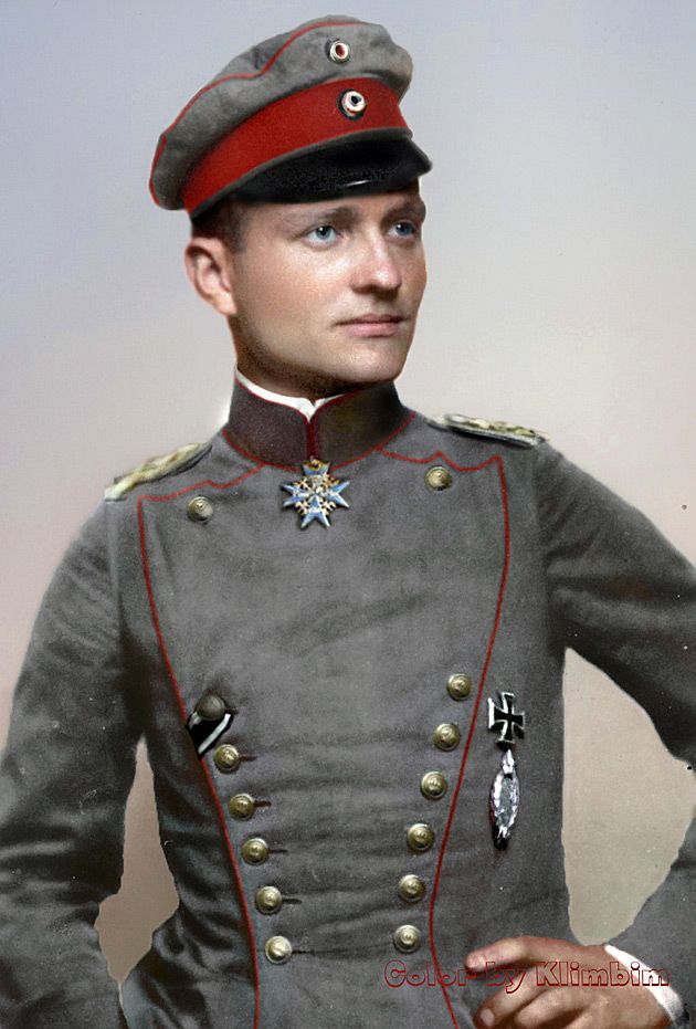 Lata 1914-18 - niemiecki lotnik, największy as myśliwski okresu I wojny światowe - baron Manfred von Richthofen.jbaron