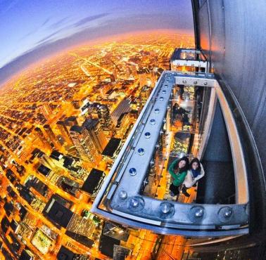 Niesamowity widok z Willis Tower (Chicago)