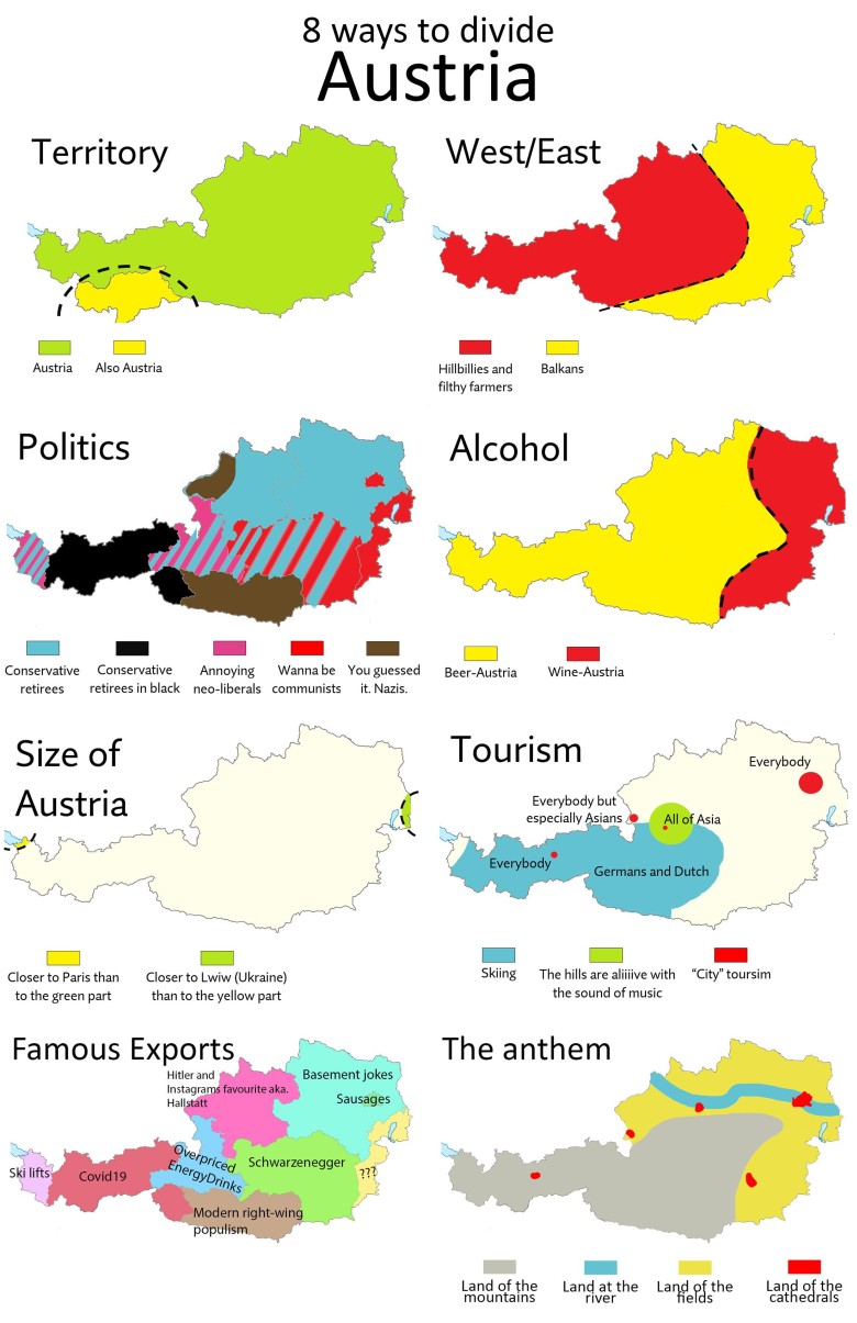 8 sposobów na podział Austrii