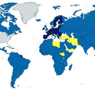 Kraje, które przystąpiły do paryskiego porozumienia w sprawie klimatu