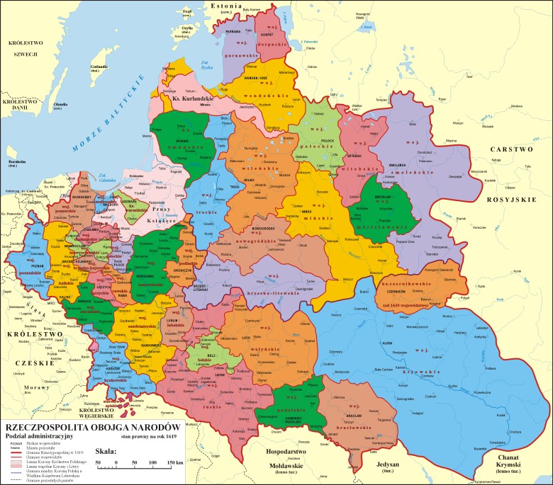 I RP u szczytu potęgi, 1619 rok