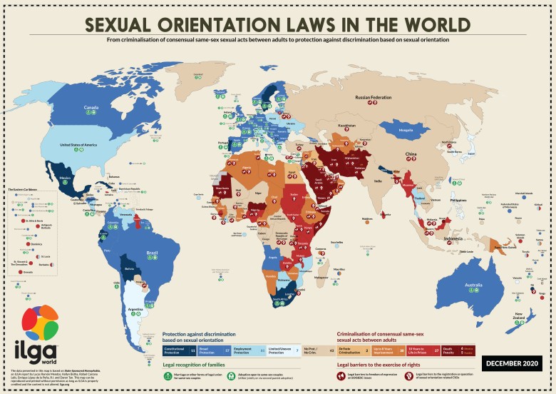 Ideologia LGBT na świecie, 2020