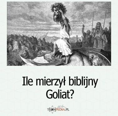Ile mierzył biblijny Goliat?