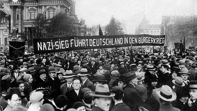 Antynazistowski protest w Berlinie