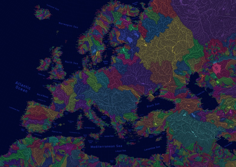 Główne rzeki Europy