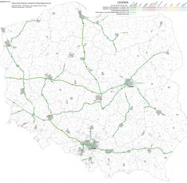 Autostrady i drogi ekspresowe w Polsce (sierpień 2020)