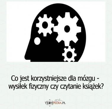 Co jest korzystniejsze dla mózgu - wysiłek fizyczny czy czytanie książek?