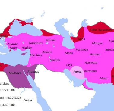 Największy zasięg Imperium Perskiego