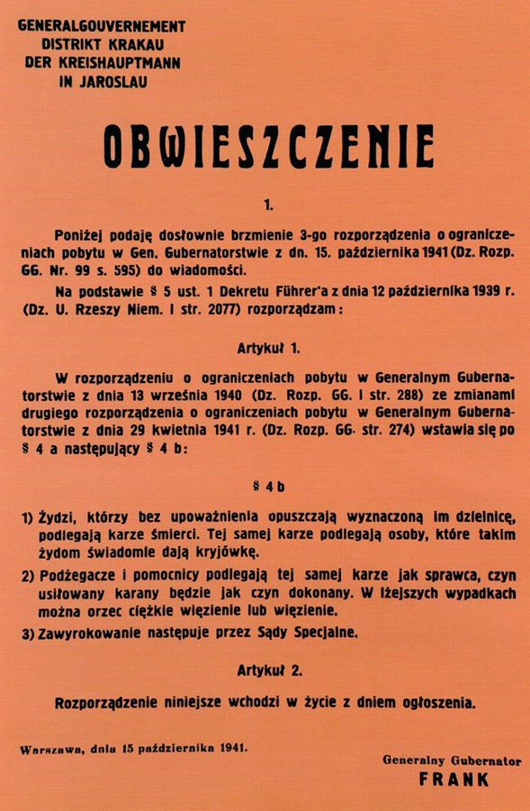 Miesięczne wydatki Delegatury Rządu na pomoc Żydom