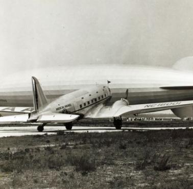 Niemiecki sterowiec Hindenburg i Douglas DC-2