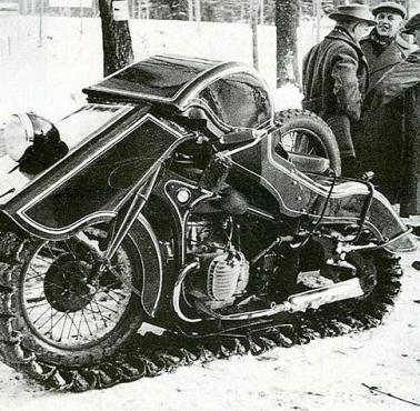 Śnieżny motocykl - BMW Schneekrad