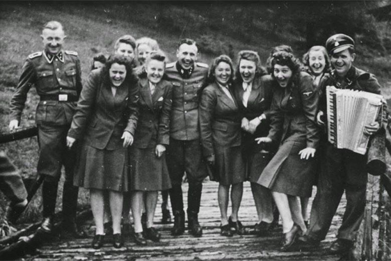 Personel SS niemieckiego obozu koncentracyjnego Auschwitz-Birkenau.