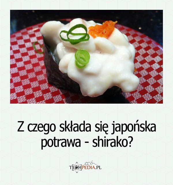 Z czego składa się japońska potrawa - shirako?