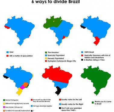 6 sposobów na podzielenie Brazylii