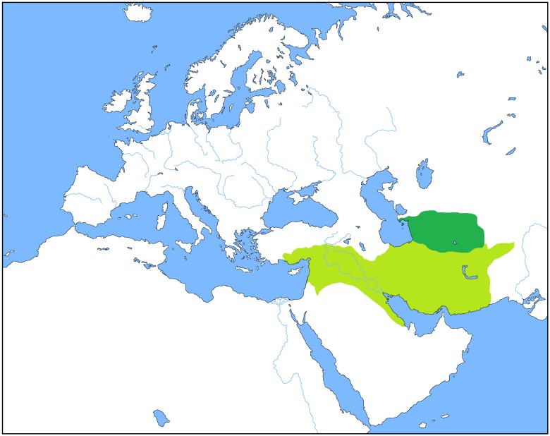 Imperium seldżuckie w ok. 200 rok p.n.e.