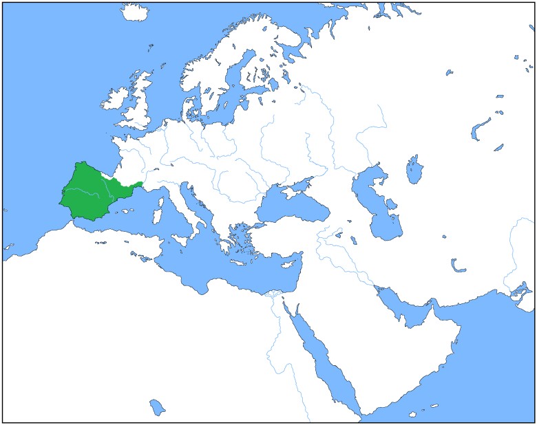 Królestwo Wizygotów,  721 rok n.e.