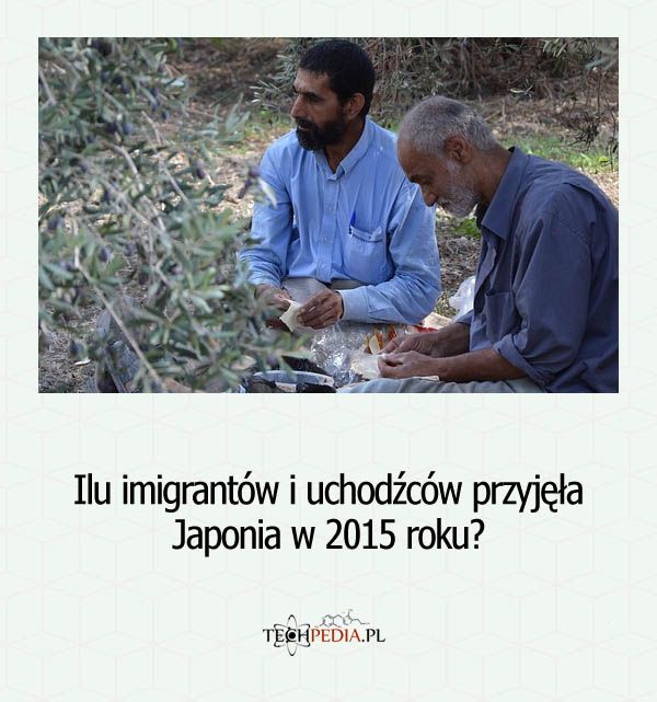 Ilu imigrantów i uchodźców przyjęła Japonia w 2015 roku?