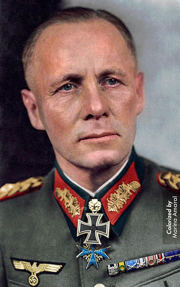 Niemiecki feldmarszałek Erwin Rommel