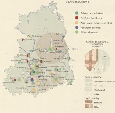 Przemysł ciężki NRD (produkcja gumy, nawozy, tworzywa sztuczne) (lata 60.), 1967