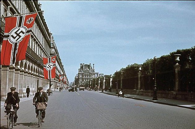 Francja w czasach sojuszu z Hitlerem (Paryż).