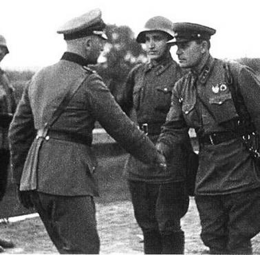 Spotkanie wojsk III Rzeszy i ZSRR tuż po pokonaniu Polski i rozpoczęciu II wojny światowej w Europie.