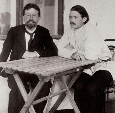 Rosyjscy pisarze - Anton Pawłowicz Czechow i Maksim Gorki.