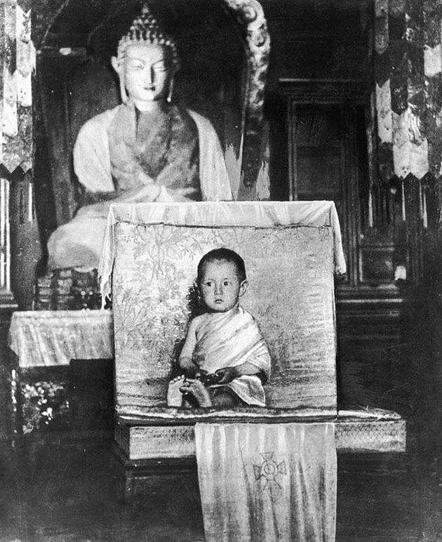 Tenzin Gyatso - XIV Dalajlama w wieku 2 lat