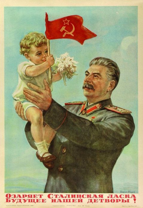 Józef Stalin - plakat propagandowy