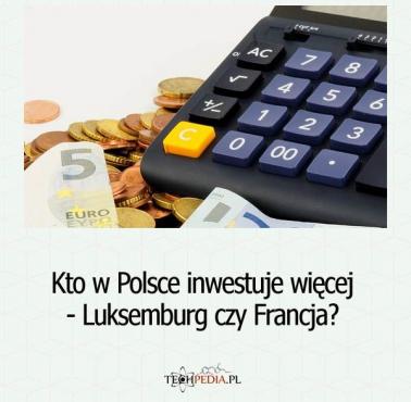 Kto w Polsce inwestuje więcej - Luksemburg czy Francja?