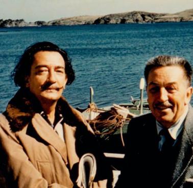Walt Disney i Salvador Dalí nie tylko współpracowali, ale prywatnie byli również przyjaciółmi.