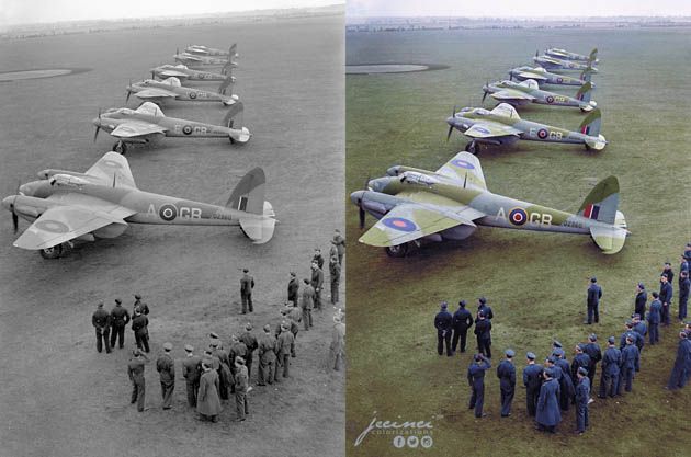 De Havilland Mosquito - brytyjski dwusilnikowy, dwumiejscowy samolot wojskowy okresu II wojny światowej.