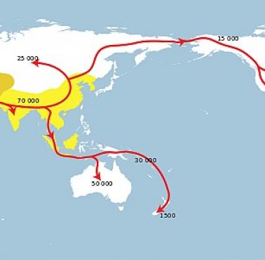 Rozprzestrzenianie się gatunku homo sapiens (migracje)