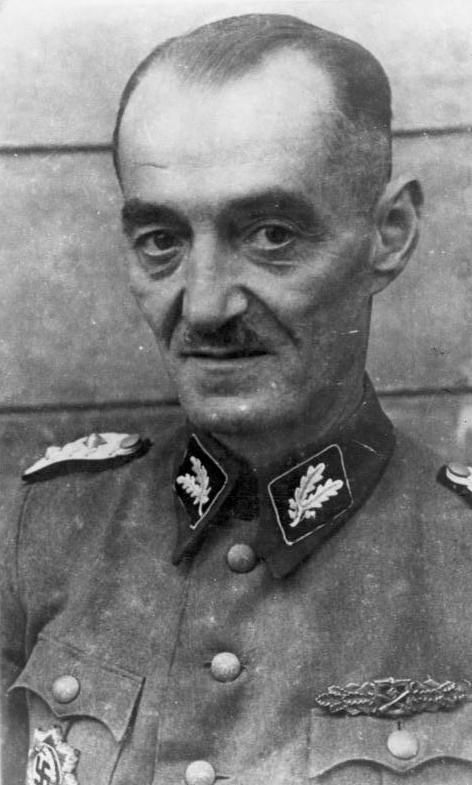 Niemiecki zbrodniarz wojenny, SS-Oberführer, dr. Oskar Dirlewanger.