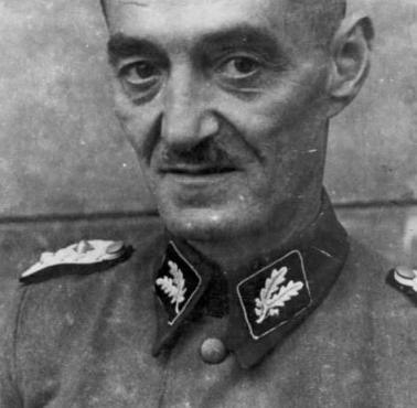 Niemiecki zbrodniarz wojenny, SS-Oberführer, dr. Oskar Dirlewanger.