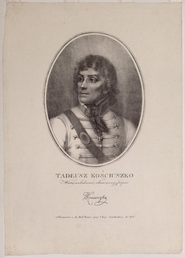 Tadeusz Kościuszko - polski inżynier wojskowy, fortyfikator, polski i amerykański generał, uczestnik wojny o niepodległość USA.