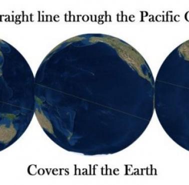 Pacyfik zajmuje 30 proc. całej powierzchni Ziemi.