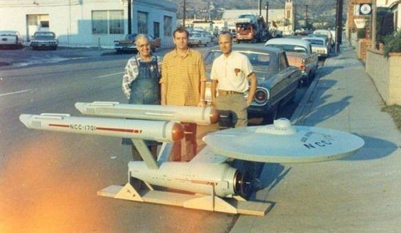 Oryginalny model USS Enterprise z serialu 