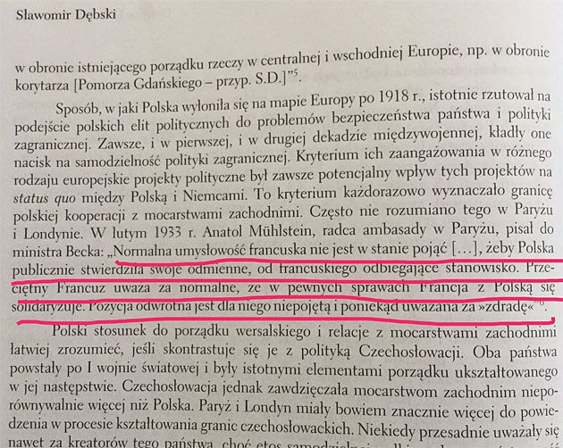 Polski dyplomata Anatol Mühlstein, minister pełnomocny ambasadora RP w Paryżu o stosunku Francji do Polski Normalna umysłowość.