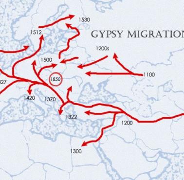 Migracja Romów w latach 900-1720