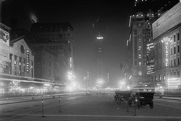 Nowojorski Times Square na początku XX wieku.