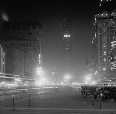 Nowojorski Times Square na początku XX wieku.