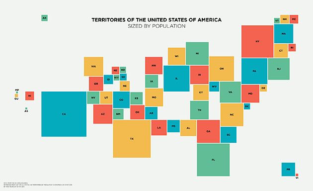 Stany USA z uwzględnieniem podziału demograficznego